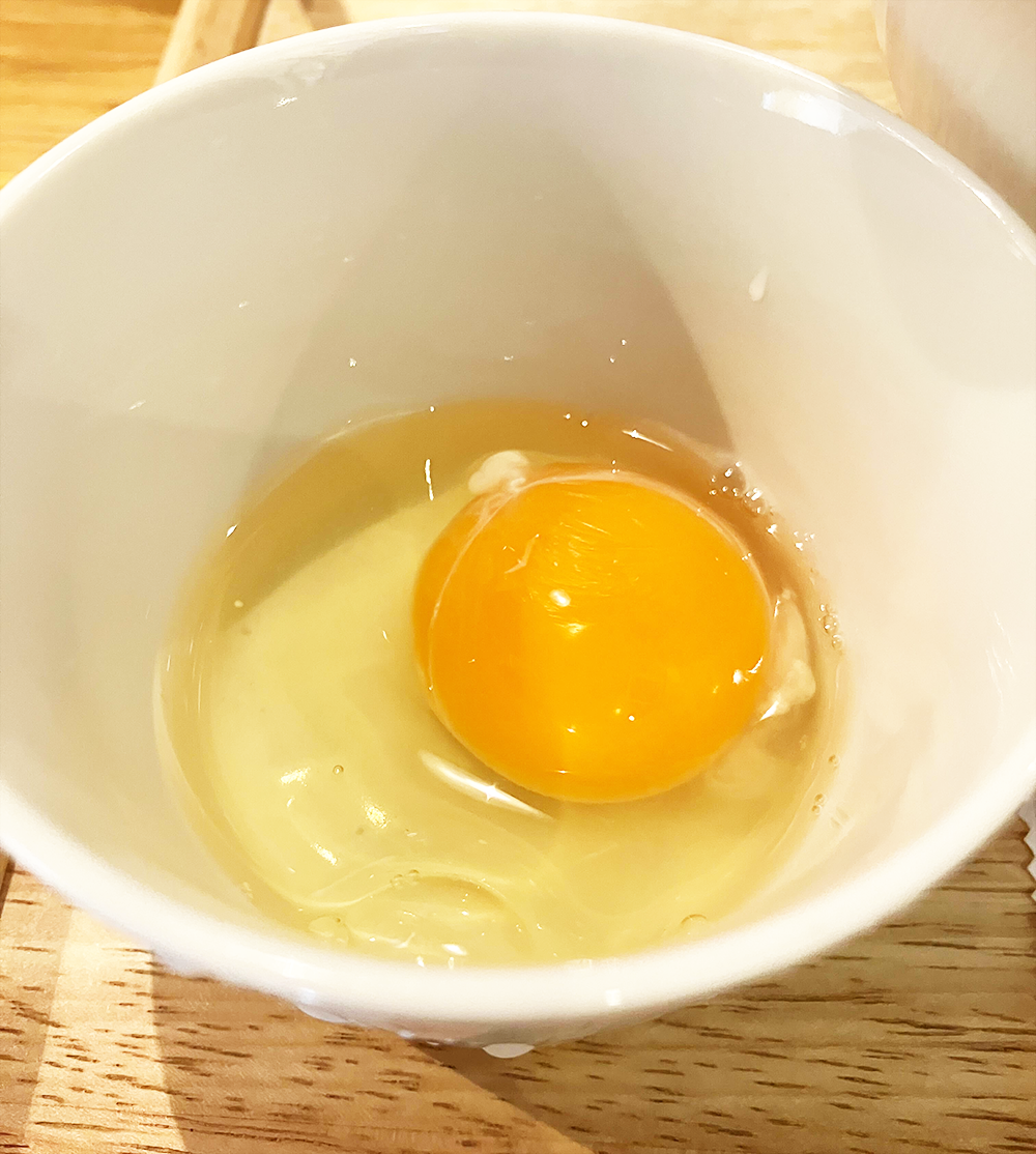 トッピングのたまご